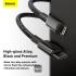 Baseus Tungsten Gold Fast Charging Data Cable Type-C to Lightning PD 20W (1m) - Black